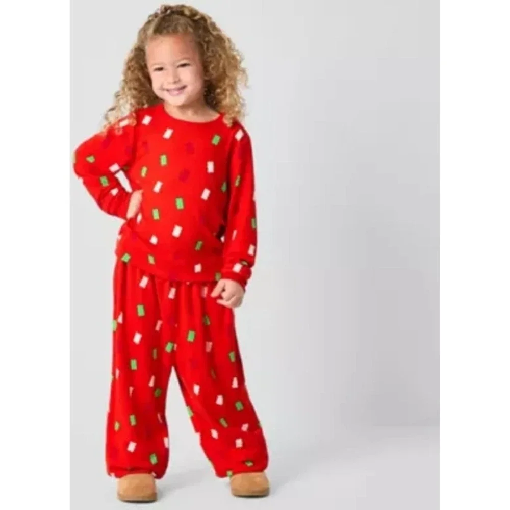 Haribo Red Gummy Bear Pajamas Set - Kids‎ Size 5T - Cute NWT $48